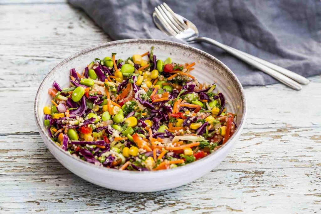 Vegan-Friendly Quinoa Salad with Roasted Vegetables